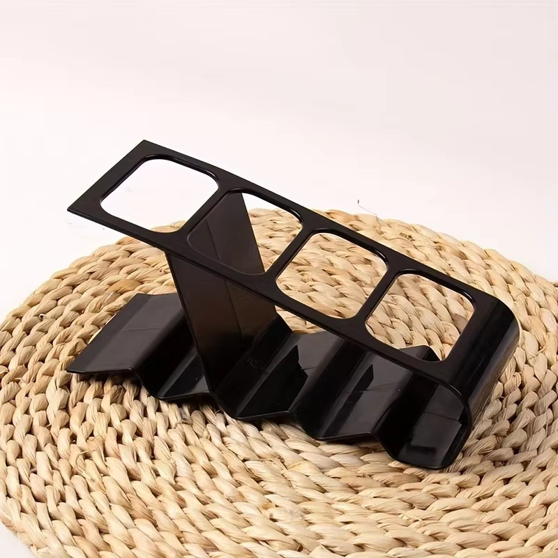 4 Compartment Remote Control Organizer Creative Desktop Storage Rack Plastic Hol