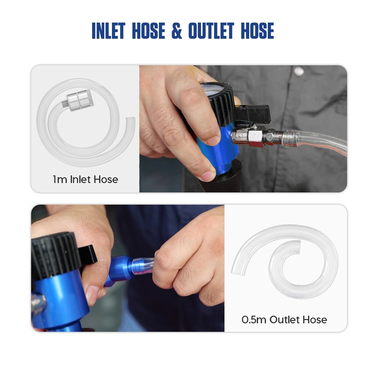 Coolant Vacuum Refill Tools Cooling System Refiller Kit Radiator Pressure Gauge