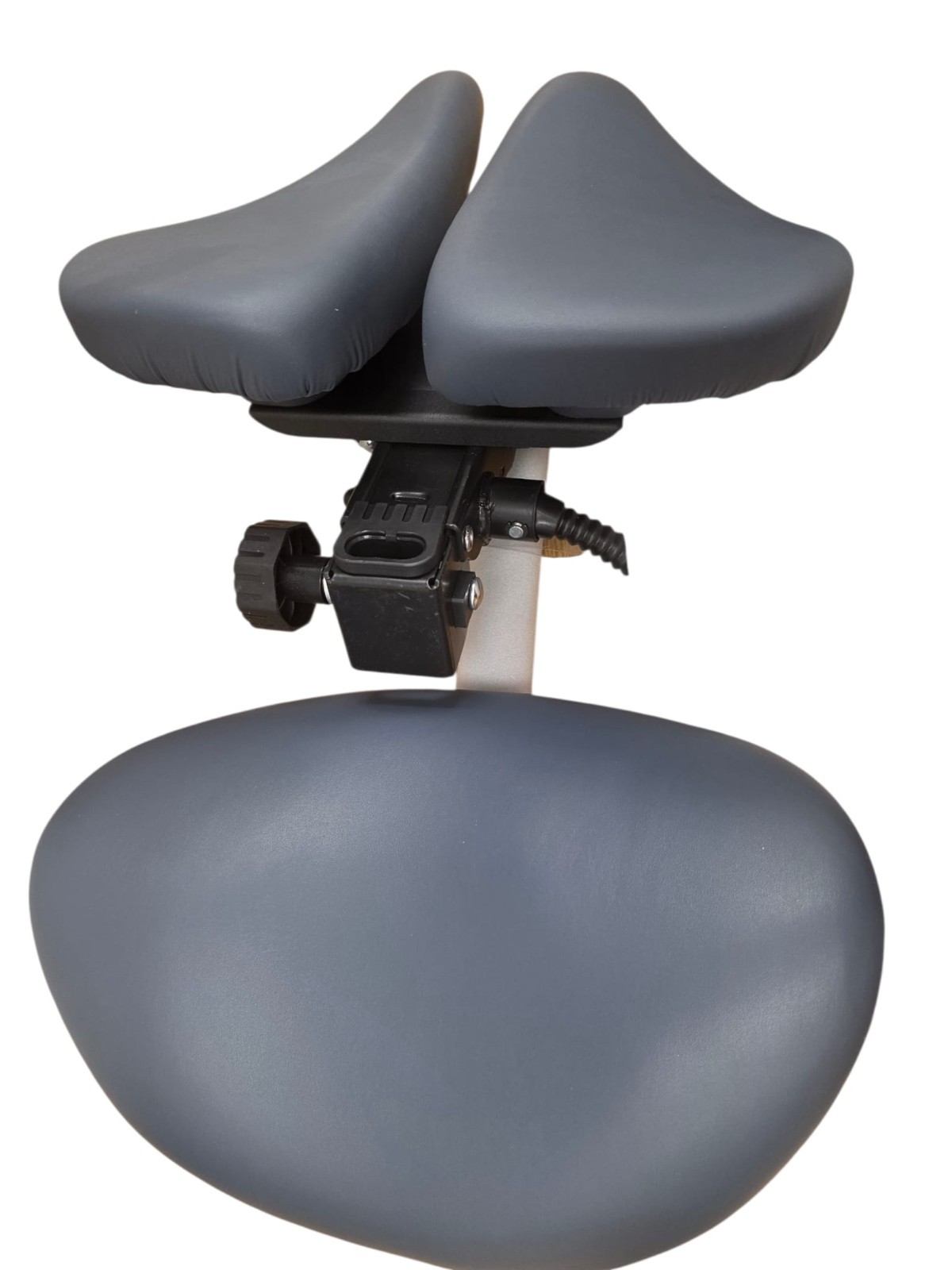 Master Massage Berkeley MS14D Ergonomic Saddle Stool with Backrest-Royal, Blue