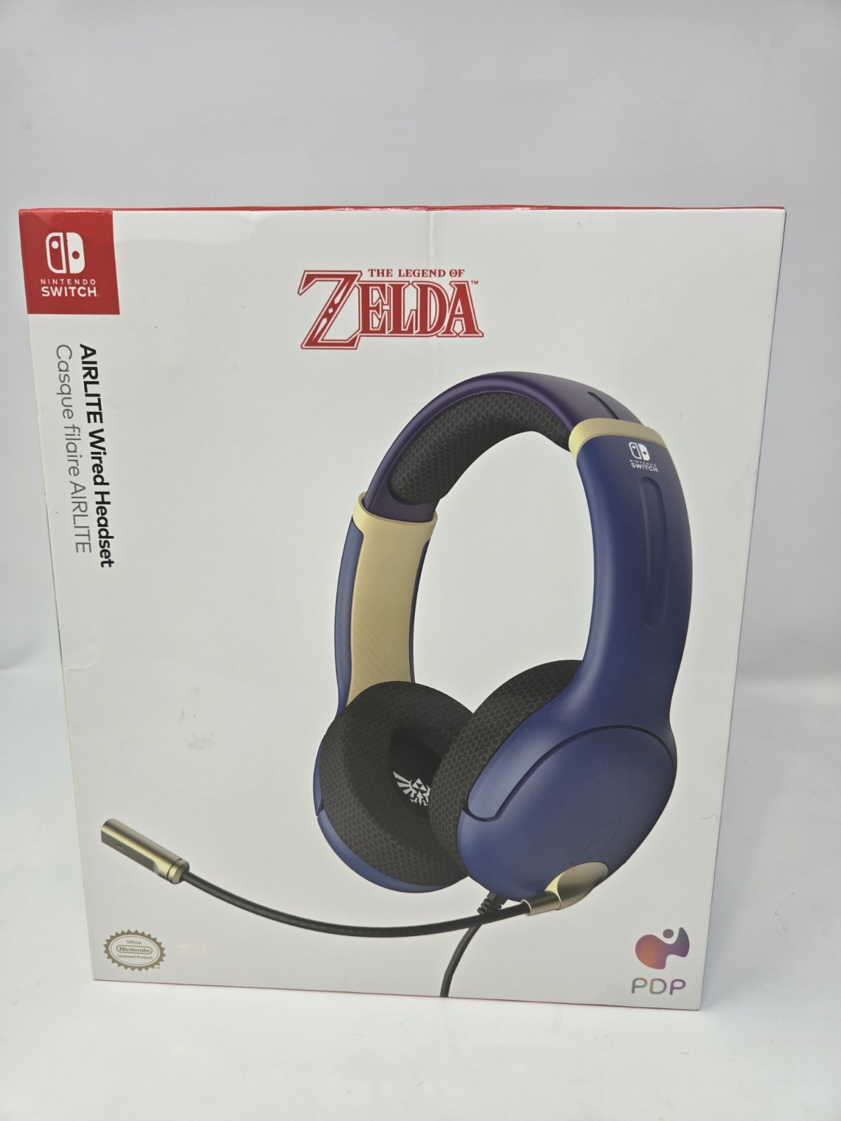 Official Airlite WIRED Gaming Headset For Nintendo Switch [ Hyrule Blue ] NEW