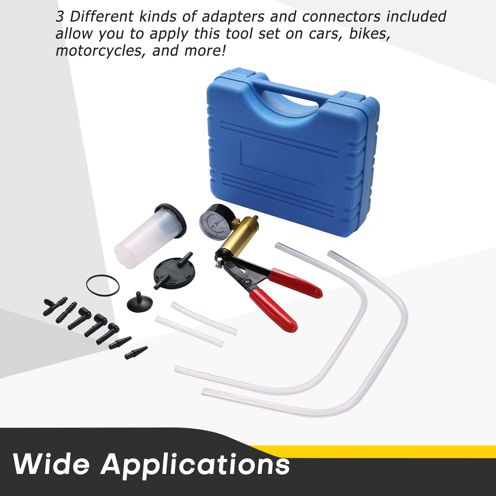 Acymner Brake Bleeder and Caliper Tool Kit | Comprehensive 40PCS Set for...