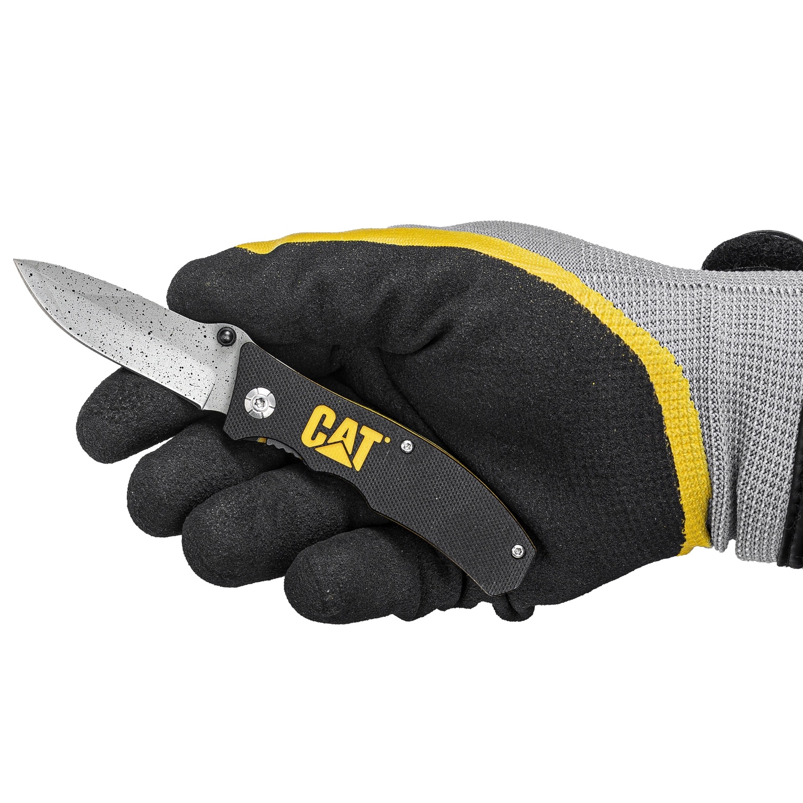 Cat 6 Inch Drop Point Folding Knife - 980003