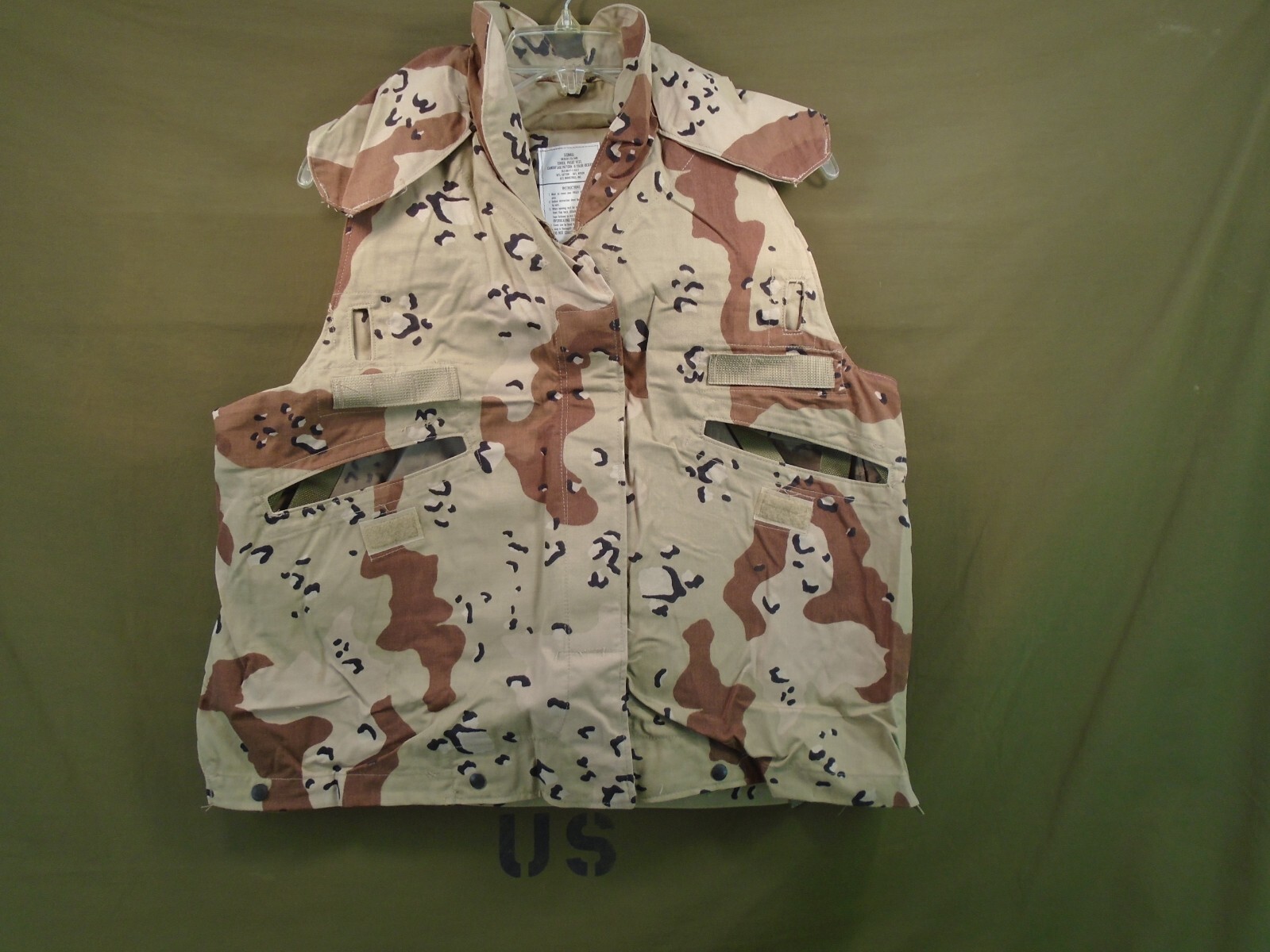 US Military 6 Color Desert Storm Pasgt Camo Vest New X-Small Small Medium 180