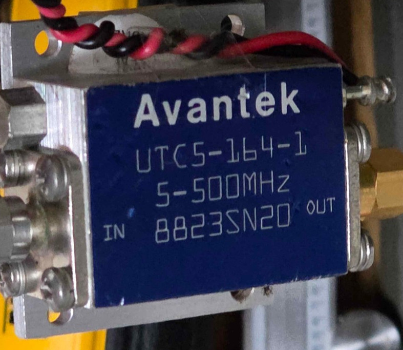 Avantek UTC5-164M RF Amplifier 5-500MHz 24VDC (Tested & Working!)