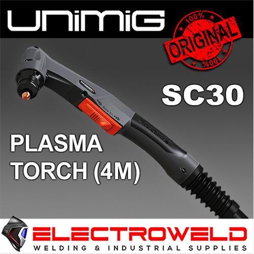UNIMIG SC30 Plasma Torch 4m Viper Cut 30 Mark 1 Gun Cutter 30A WGSC30P-40