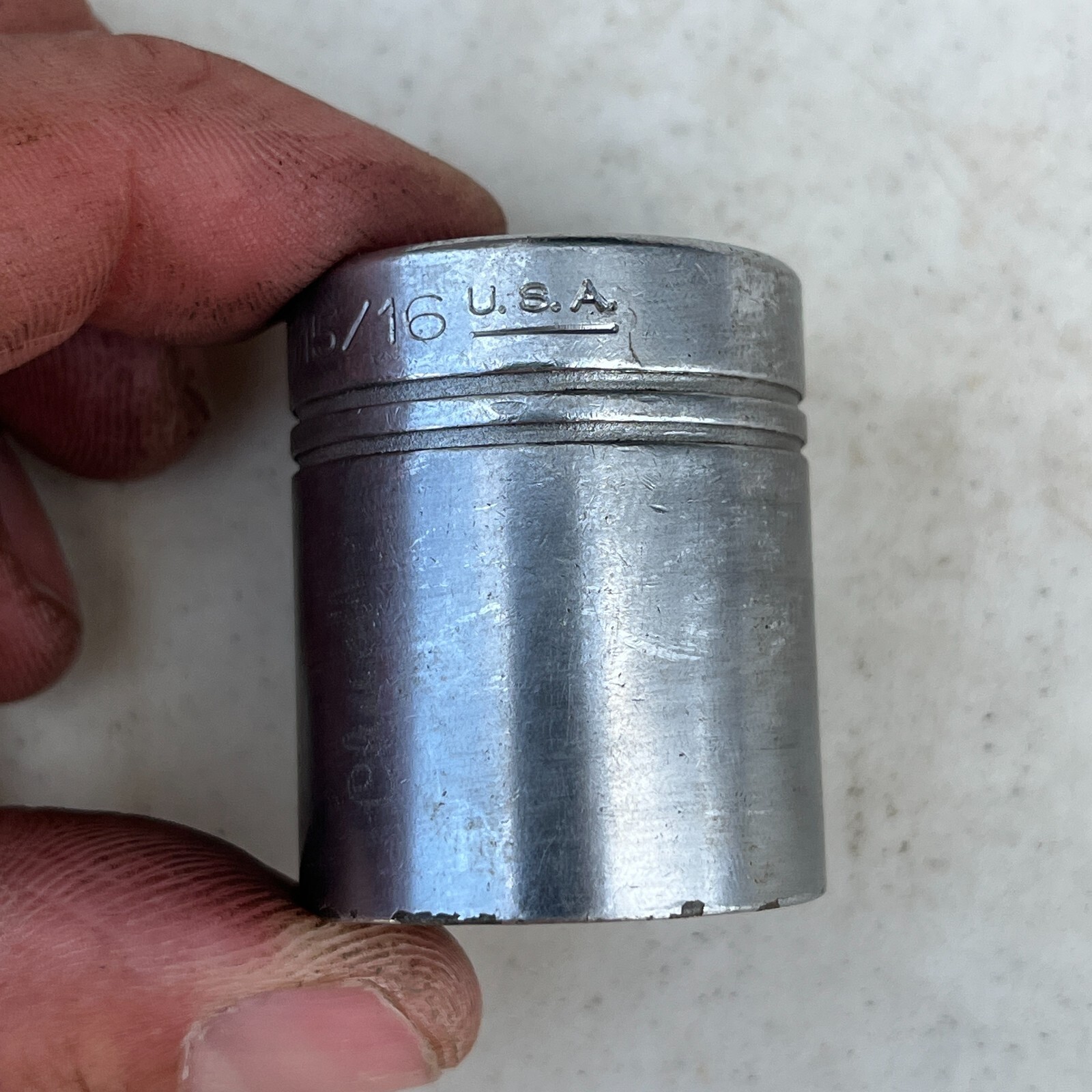 Wizard 15/16" Shallow Socket 3/8" Drive 12 Point "D" USA