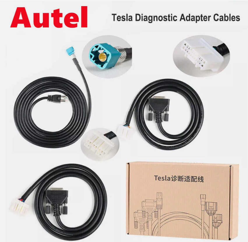 Autel TESKIT Tesla Diagnostic Adapter Cable For Tesla S and X Models For MaxiSYS