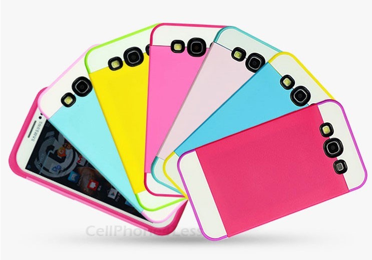 Hybrid Dual Layer Bumper Hard Case Cover For Samsung Galaxy S3 i9300