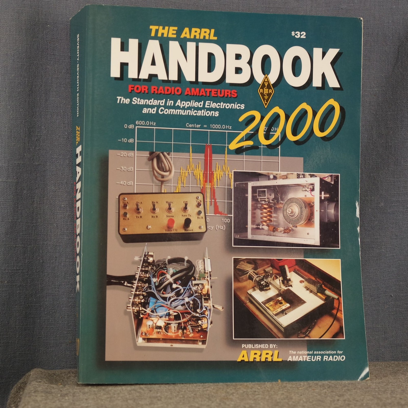 2000 The ARRL The Radio Amateurs Handbook Bought & Shelved Front/Side Views