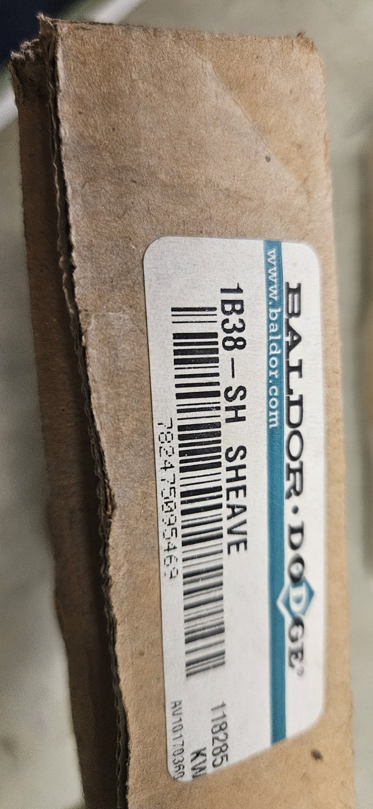 Baldor 1B38-SH Sheave NEW