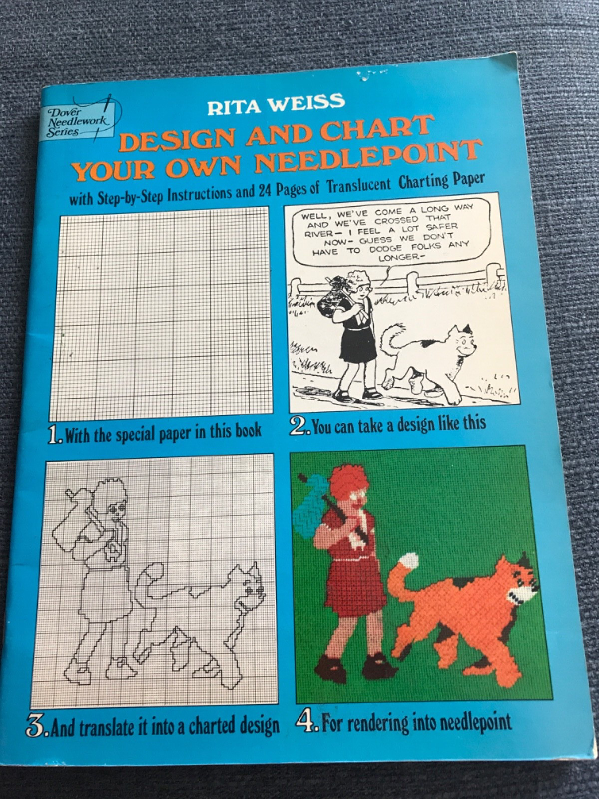 New Design and Chart Your Own Needlepoint Rita Weiss with Step by Step Inst.