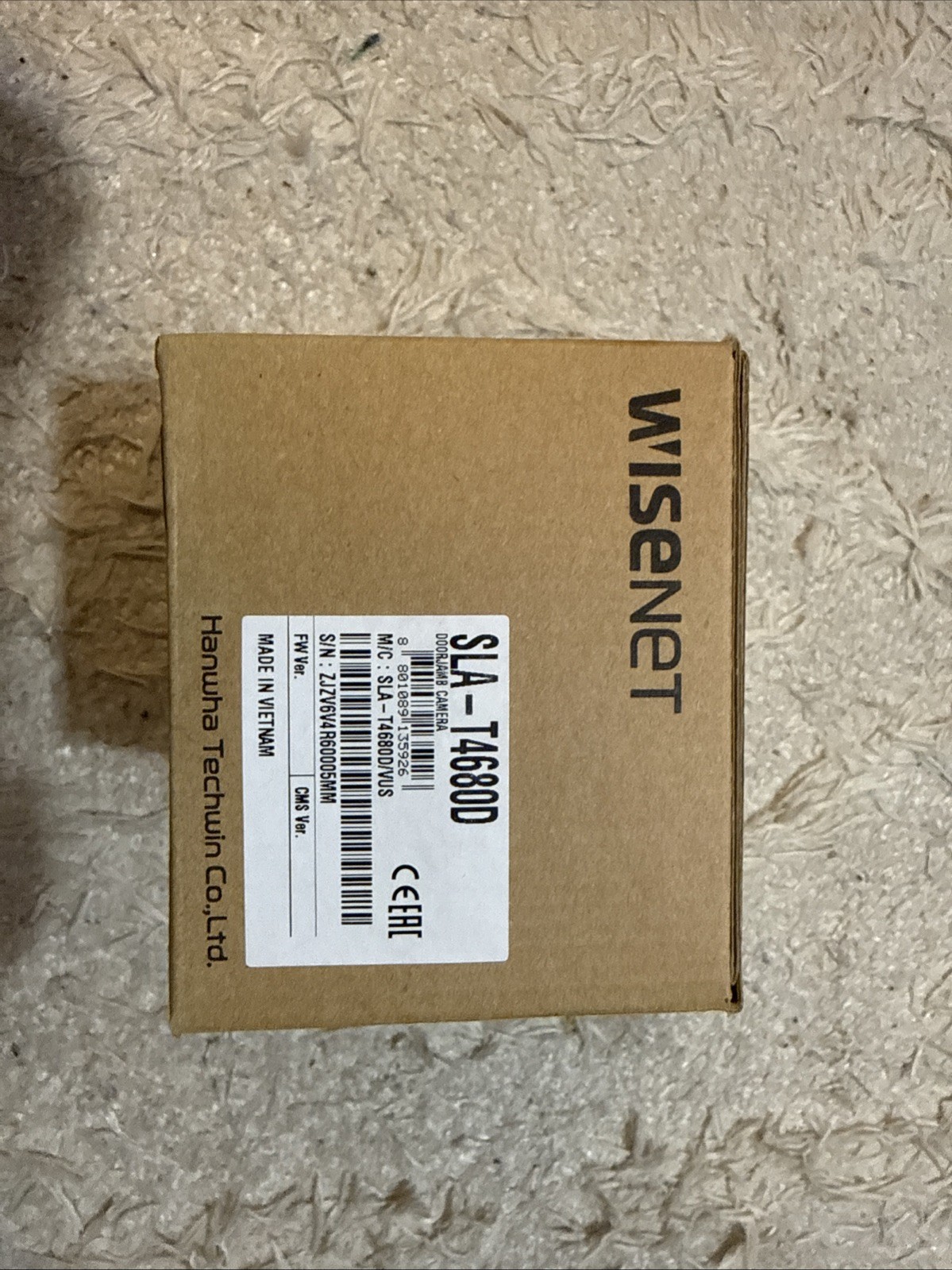 New Wisenet SLA-T4680D 2MP Door Jamb Lens Module