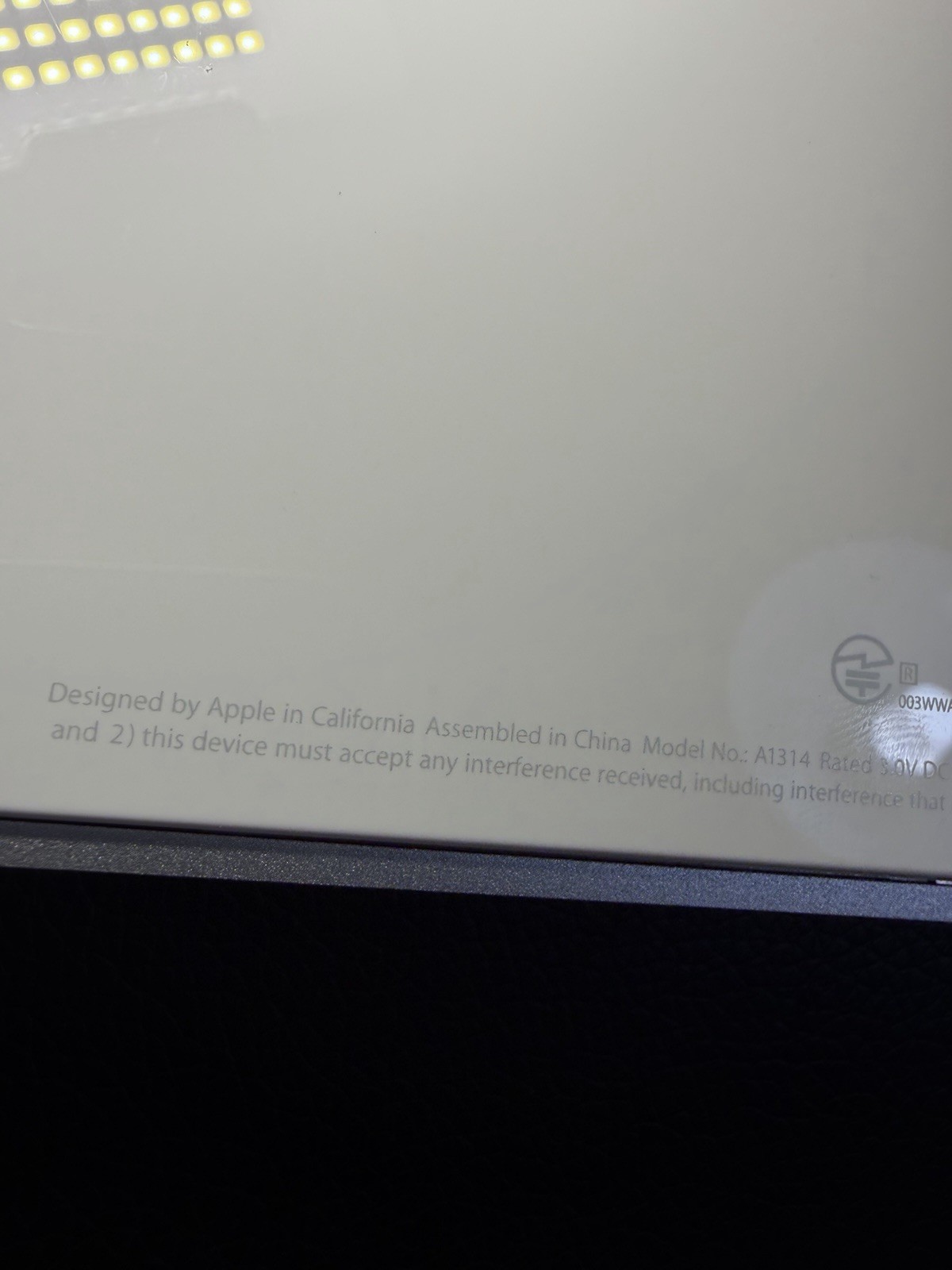 Apple Wireless Bluetooth Keyboard A1314 Compact Mac Aluminum Slim Silver Tested
