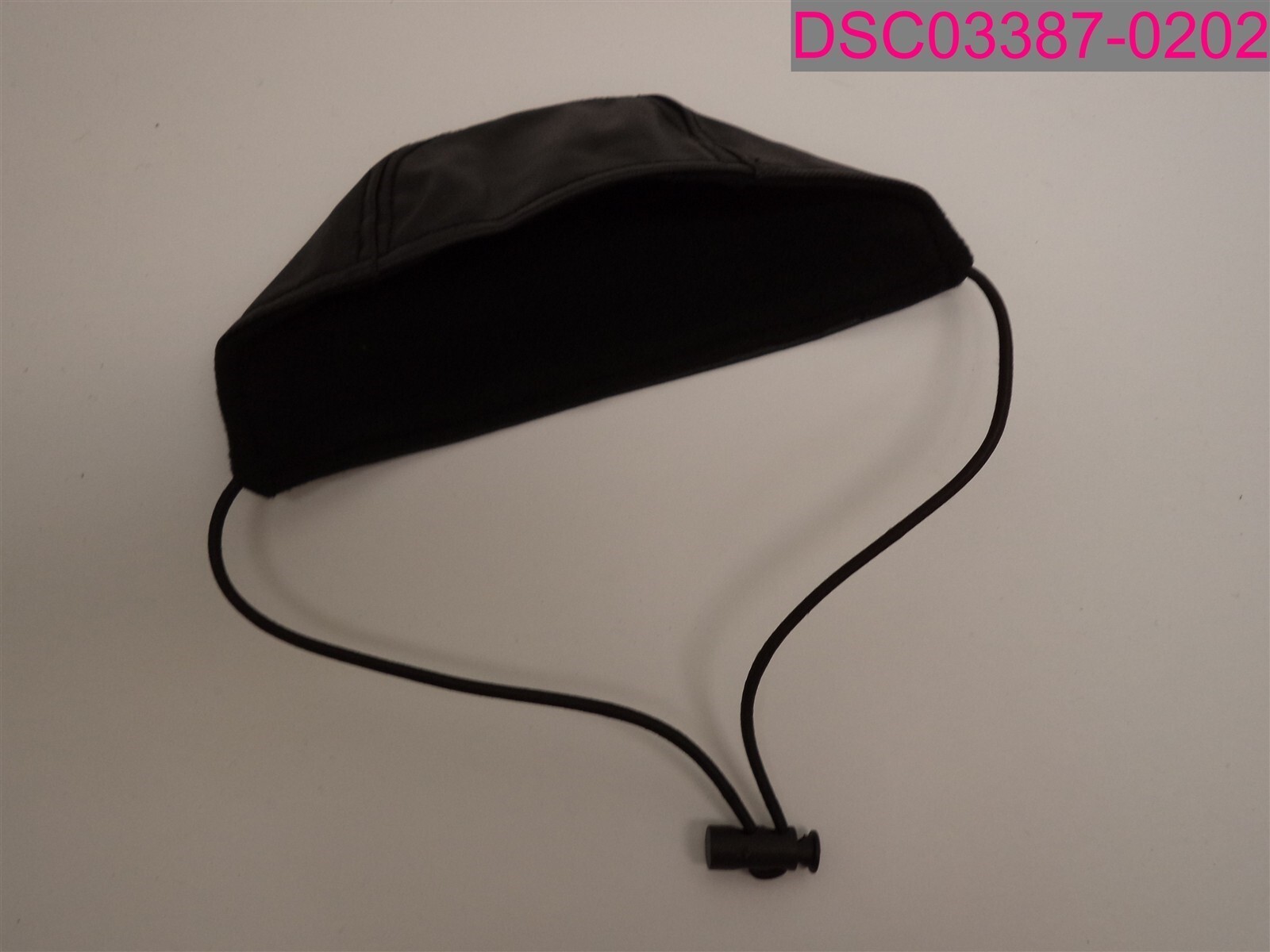 QTY=2: Dog Muzzle Solid Black Adjustable Length Size 01 (XS)
