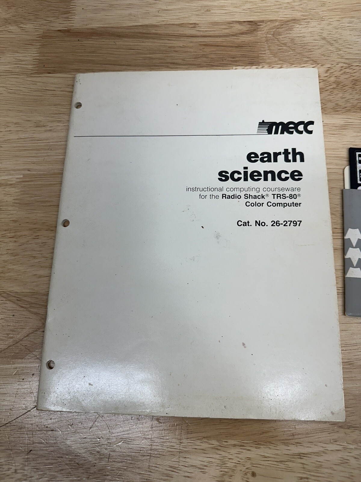 TRS-80 Earth Science 5.25” Floppy Disk