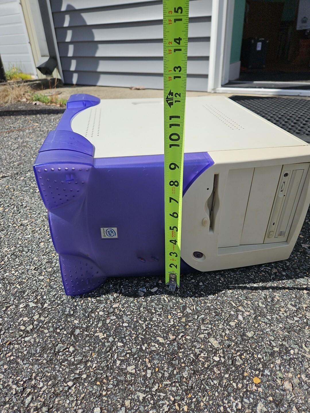 Vintage 1990s PC CPU Computer Translucent Case 89 S7