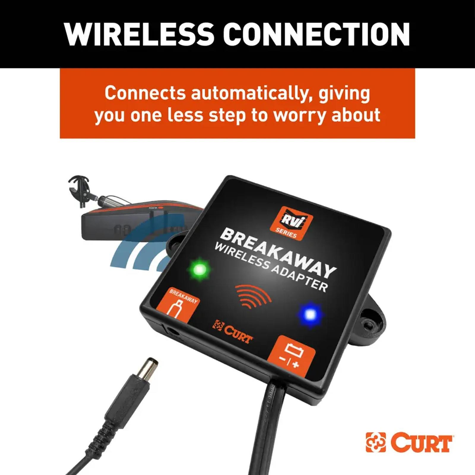 Curt Breakaway Wireless Adapter for RVIBrake Systems 52205