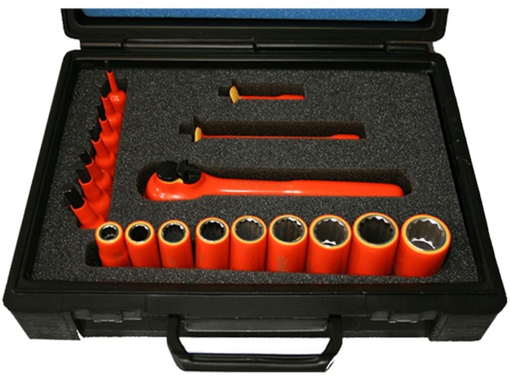 Cementex ISHS-20L - Insulated 20Pc Socket and Hex Bit Set