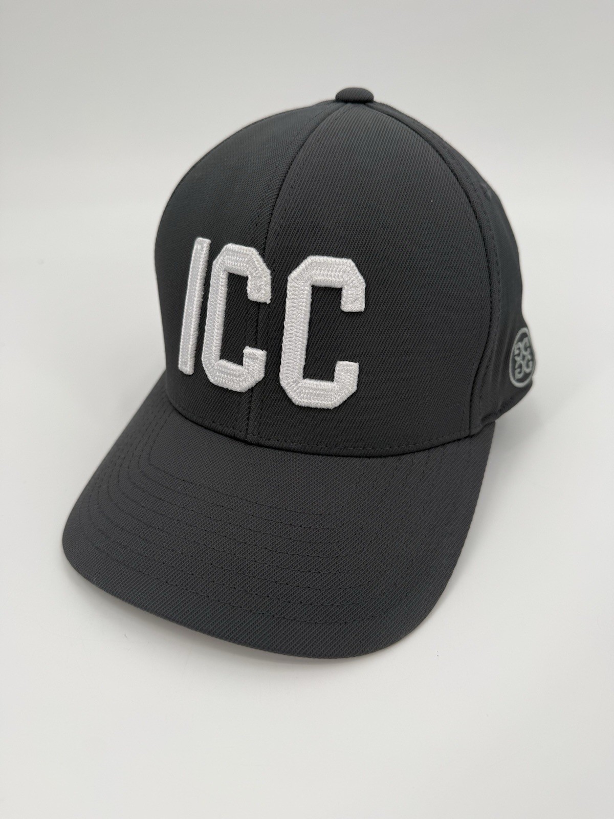 G/Fore 110 Flex Fit Embroidered SnapBack Adjustable Golf Golfer Gray ICC Logo