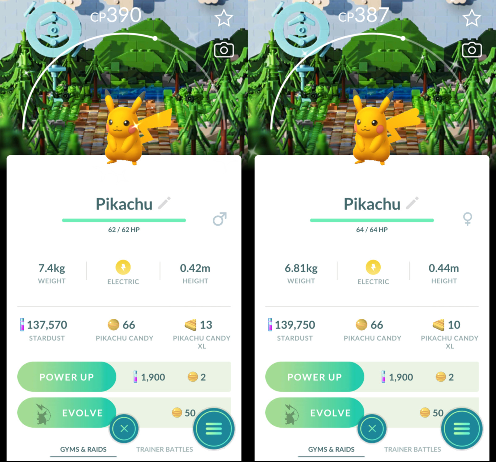 Pokémon Shiny Pikachu Stamp Rally Lego Background - PTC Go 20K Dust