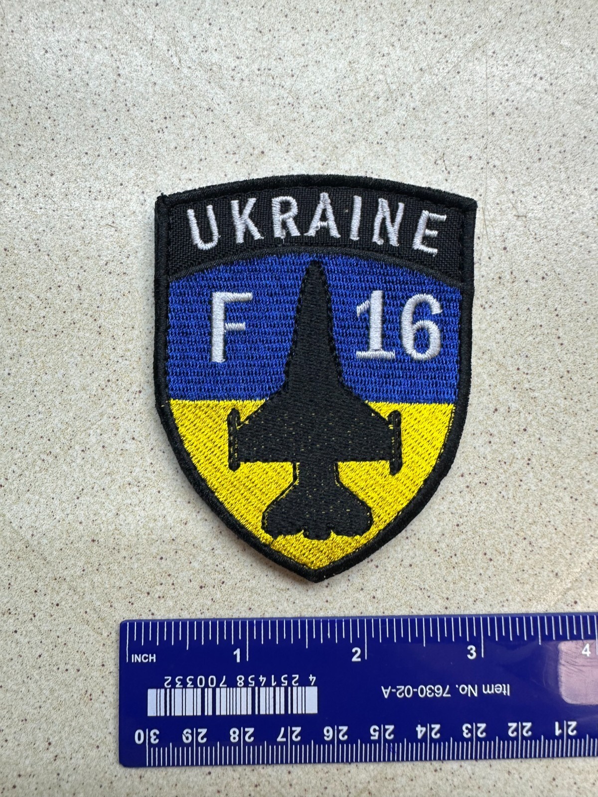 F-16 pilot Patch Ukraine Army
