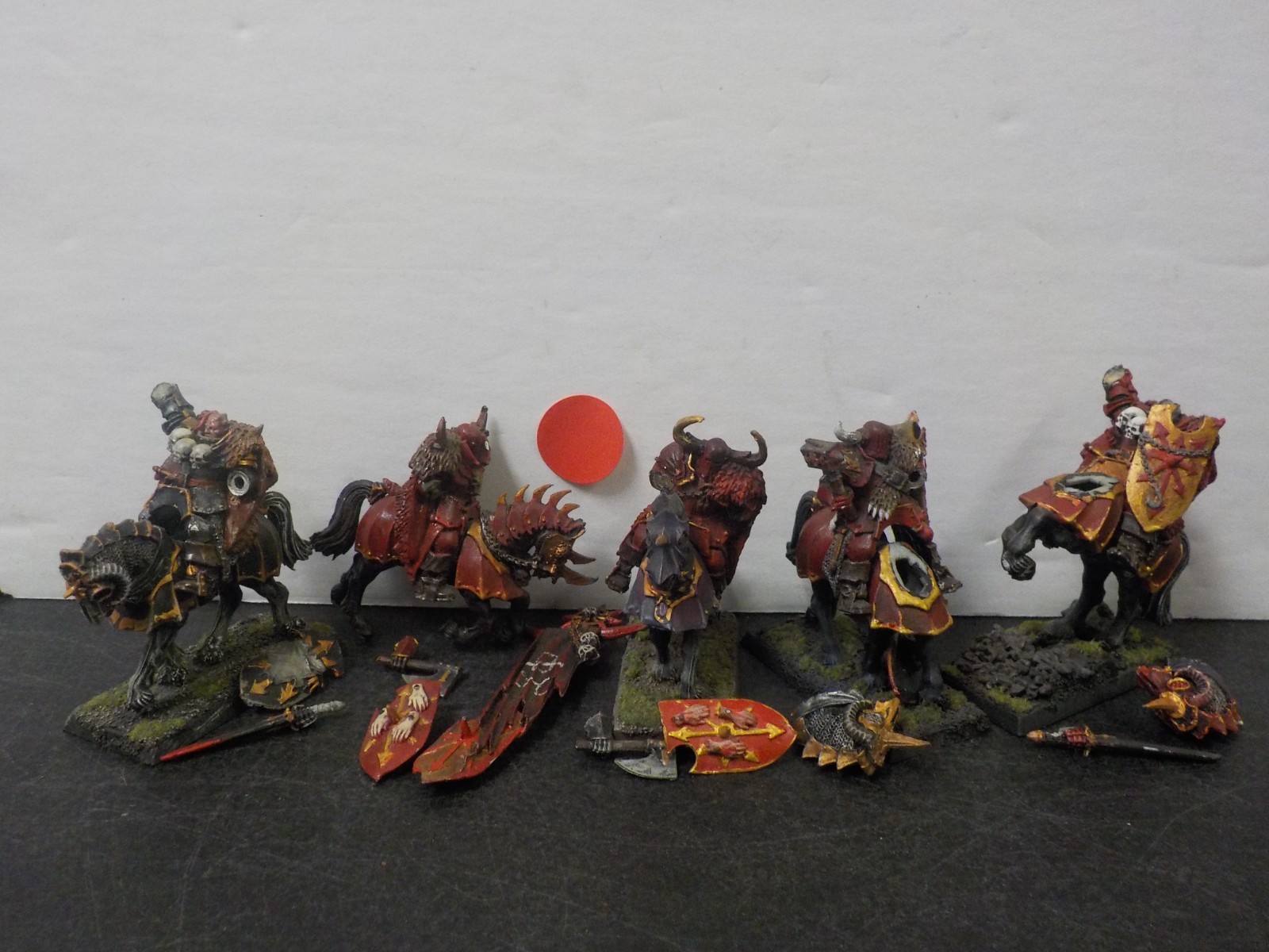 G813 Warhammer Fantasy Age of Sigmar 5 Classic OOP Metal Plastic Chaos Knights E