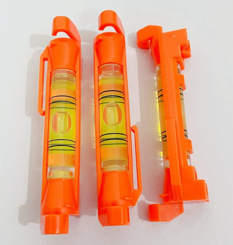 6x Hanging Bubble Line Level Small Horizontal String Spirit Levels Red