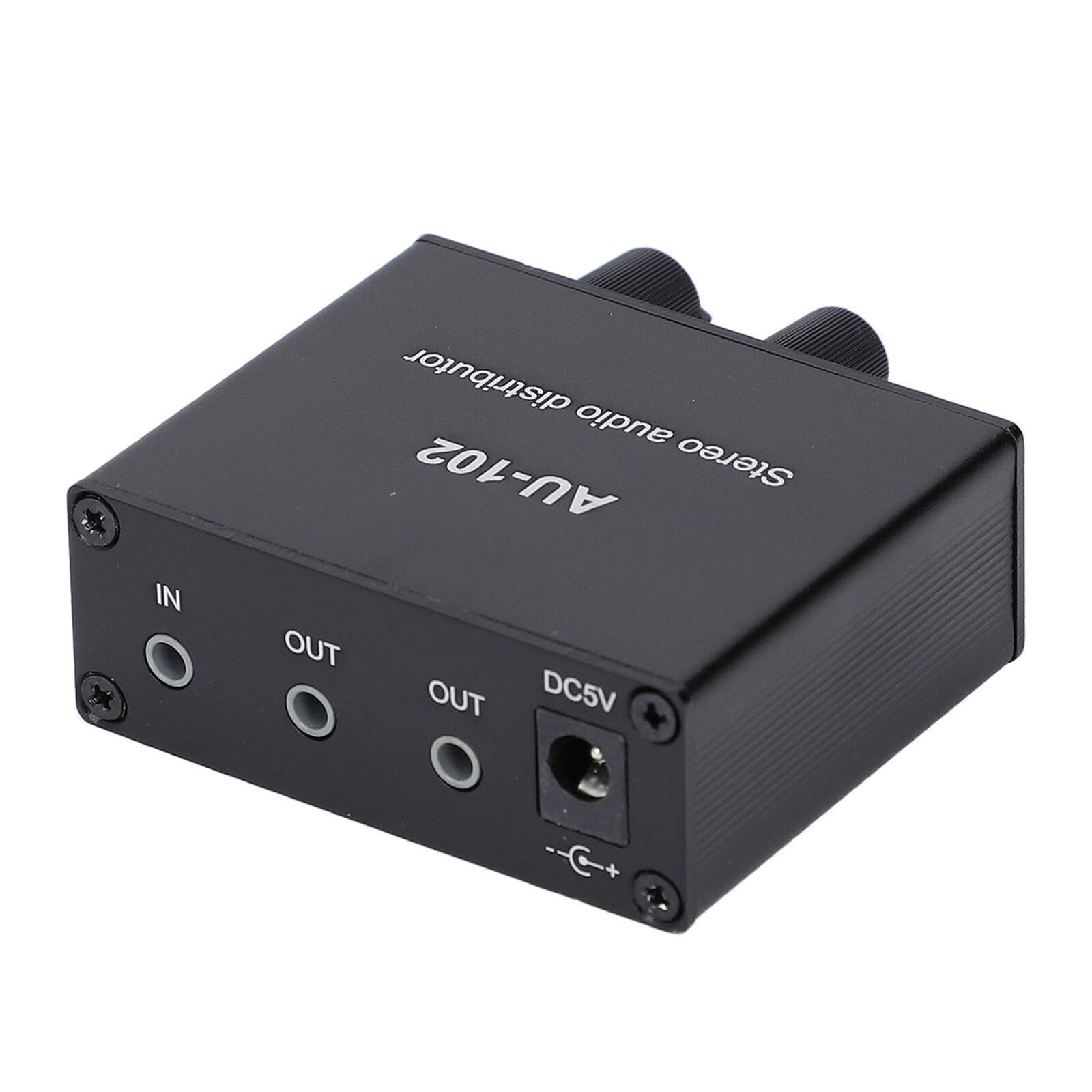 Active Sound Distributor 2 Way 1 in 2 Out Mini Small Amp 3.5mm Interface