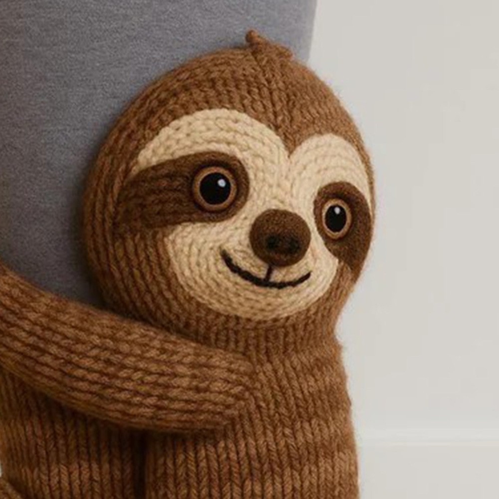 3D Sloth Cute Animals Socks Knitted Animals Warm Cozy Unisex Funny Xmas Gifts US