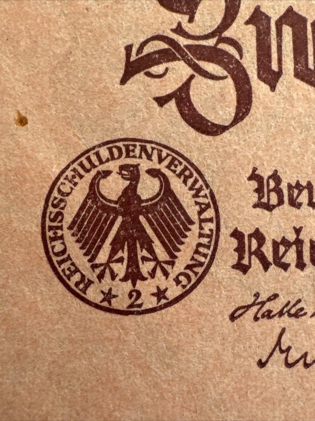 1922 GERMANY Banknote 2 MARK ( # P62 )