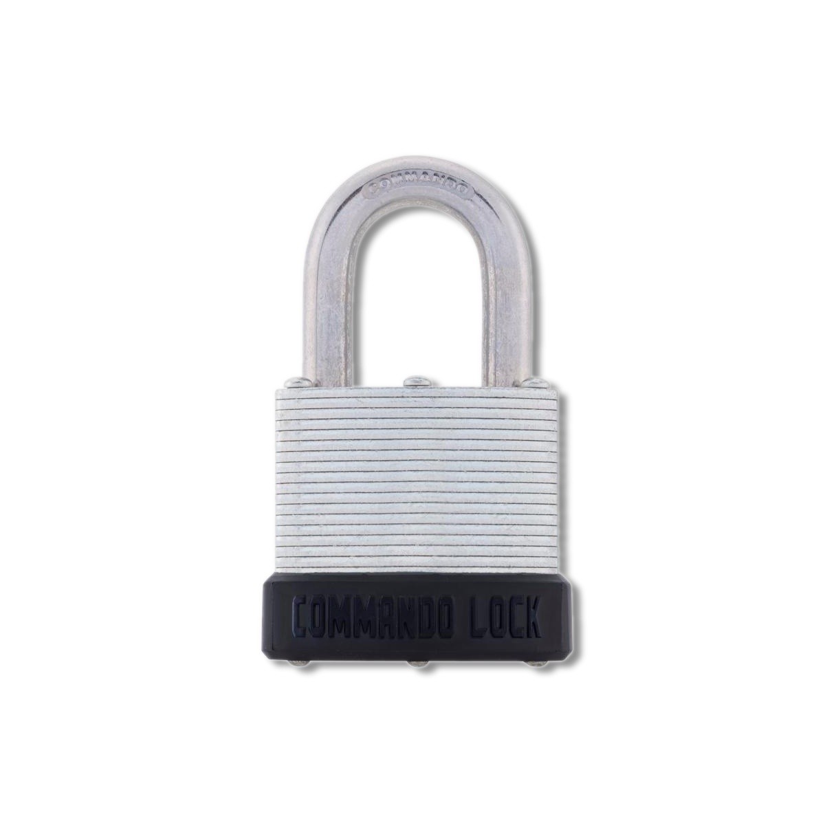 Commando Lock Laminated Steel Dual Ball Bearing Locking Padlock CL1100