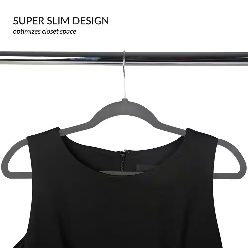 Gray Velvet Hangers 25-Pack