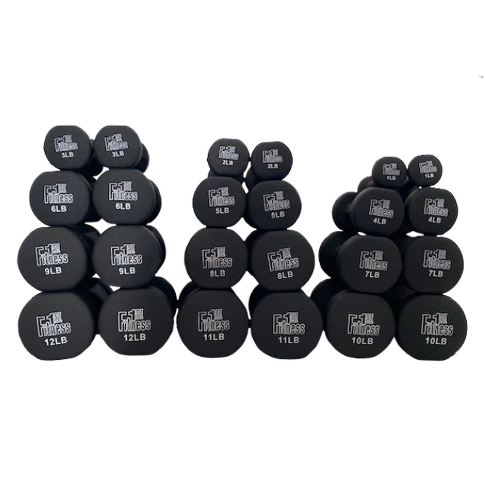Fitness First Neoprene Dipped Dumbbells PAIRS
