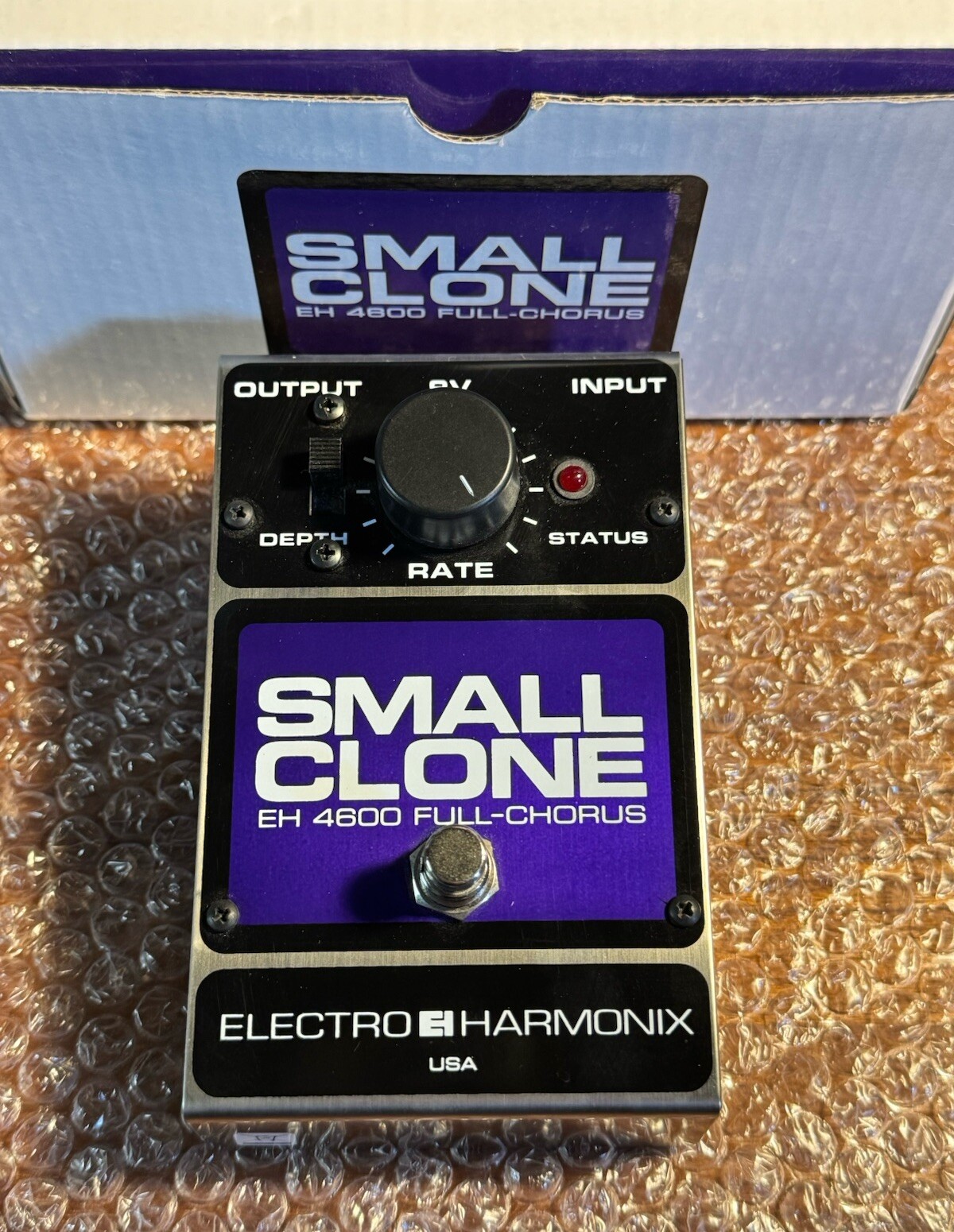 Electro Harmonix Small Clone EH 4600 Full Chorus Guitar Effect Pedal Music Gear