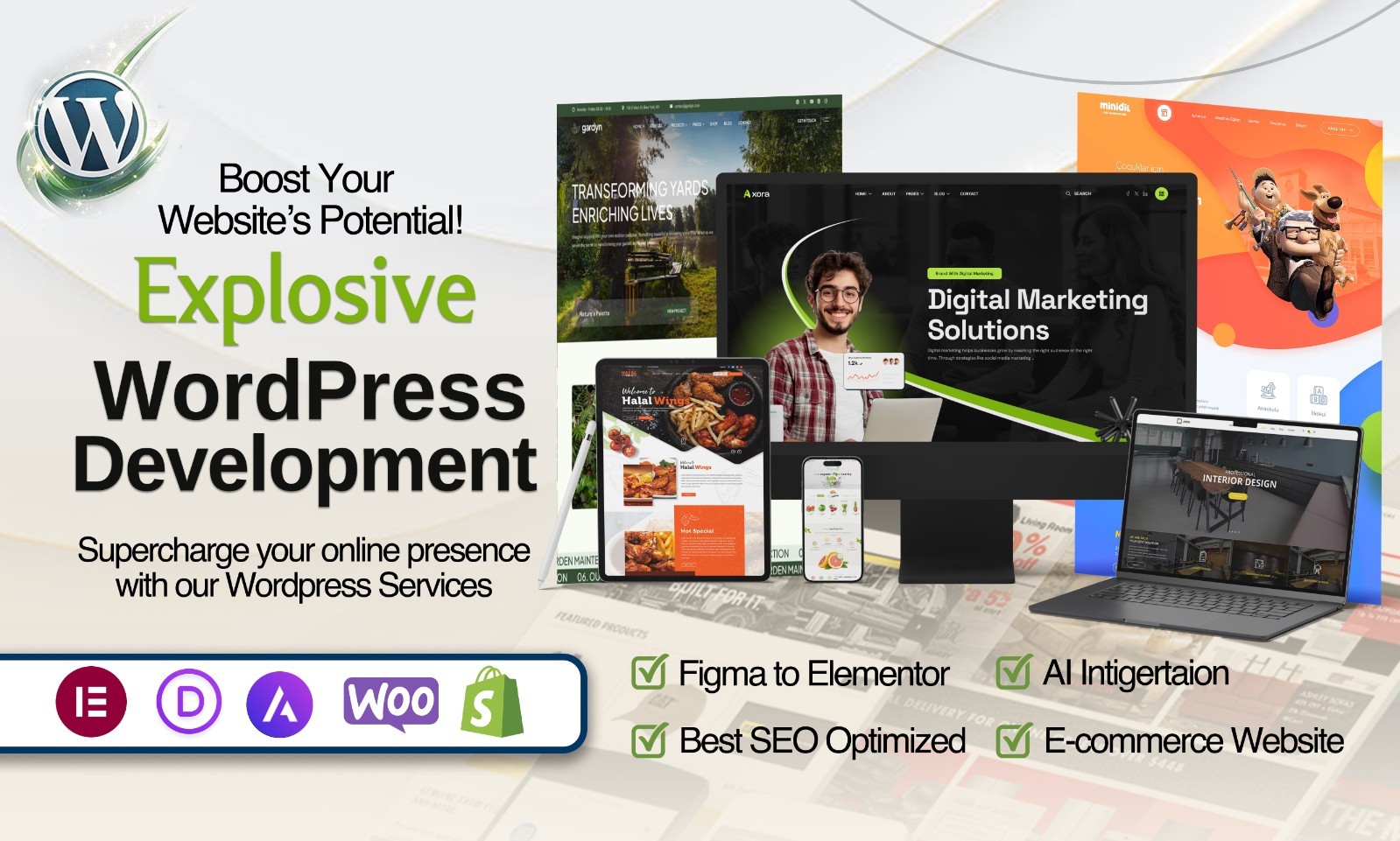 Custom Wordpress Website Development - Professional & Responsive Web Design