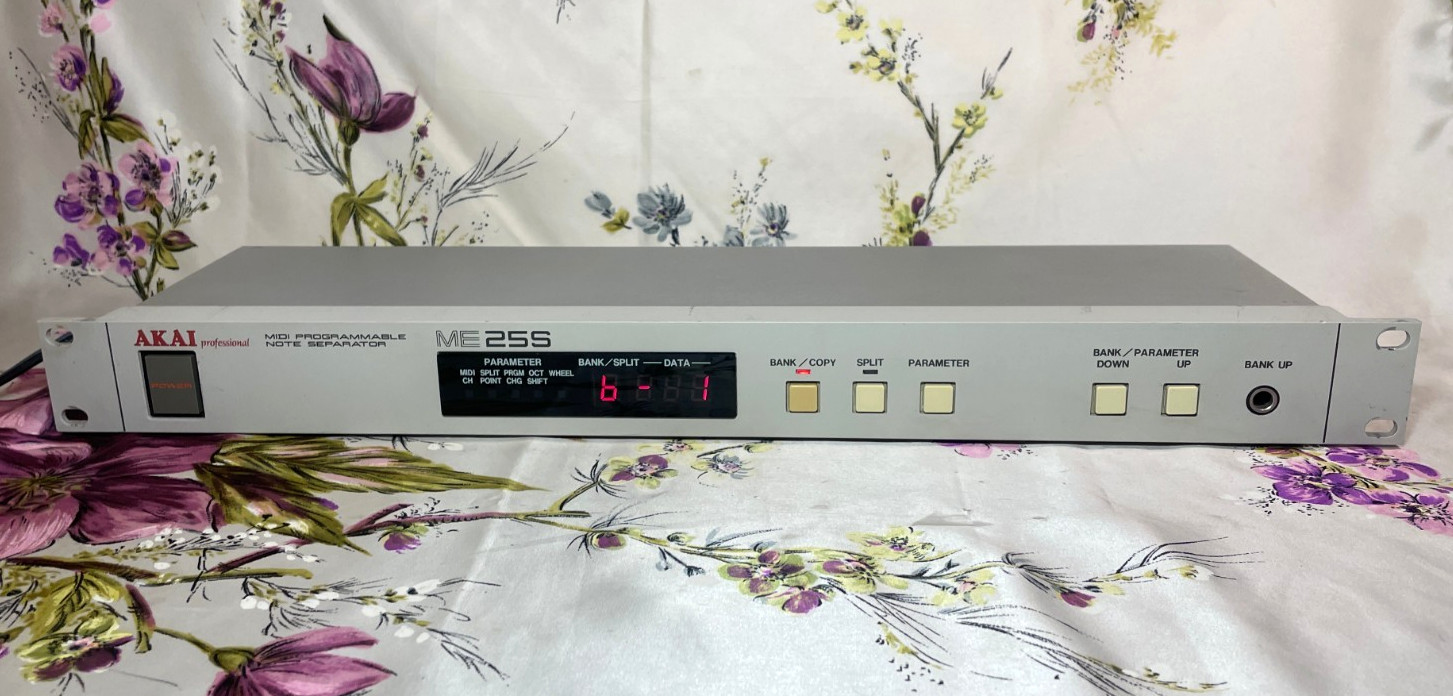 Working Akai ME25S Midi Programmable Note Separator Synthesizer Module Equipment