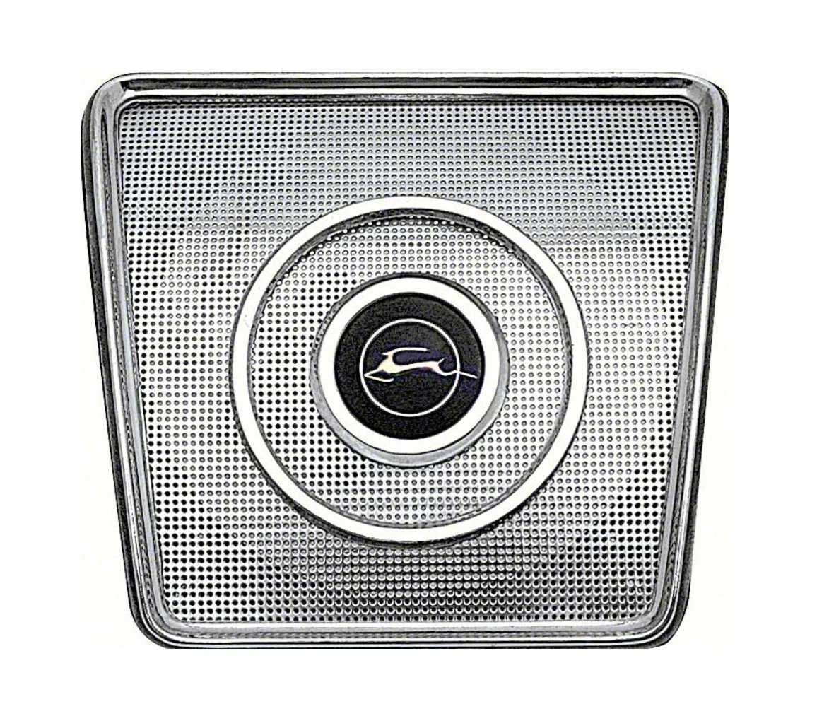 1962 -1964 Impala Coupe or Convertible Rear Seat Speaker Grill - Chrome - by OER