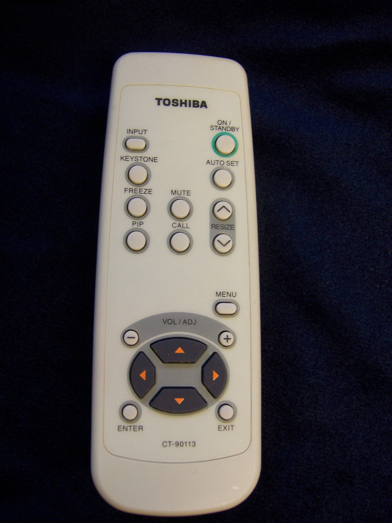 oem TOSHIBA CT-90113 REMOTE for TLP380 TLP381 PROJECTOR new A stock tlp 380 381