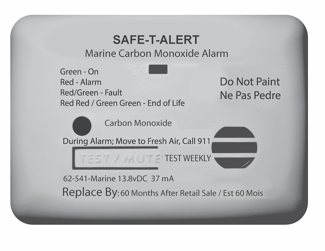 MTI Industry 62-541-WT-MARINE - Carbon Monoxide Detector