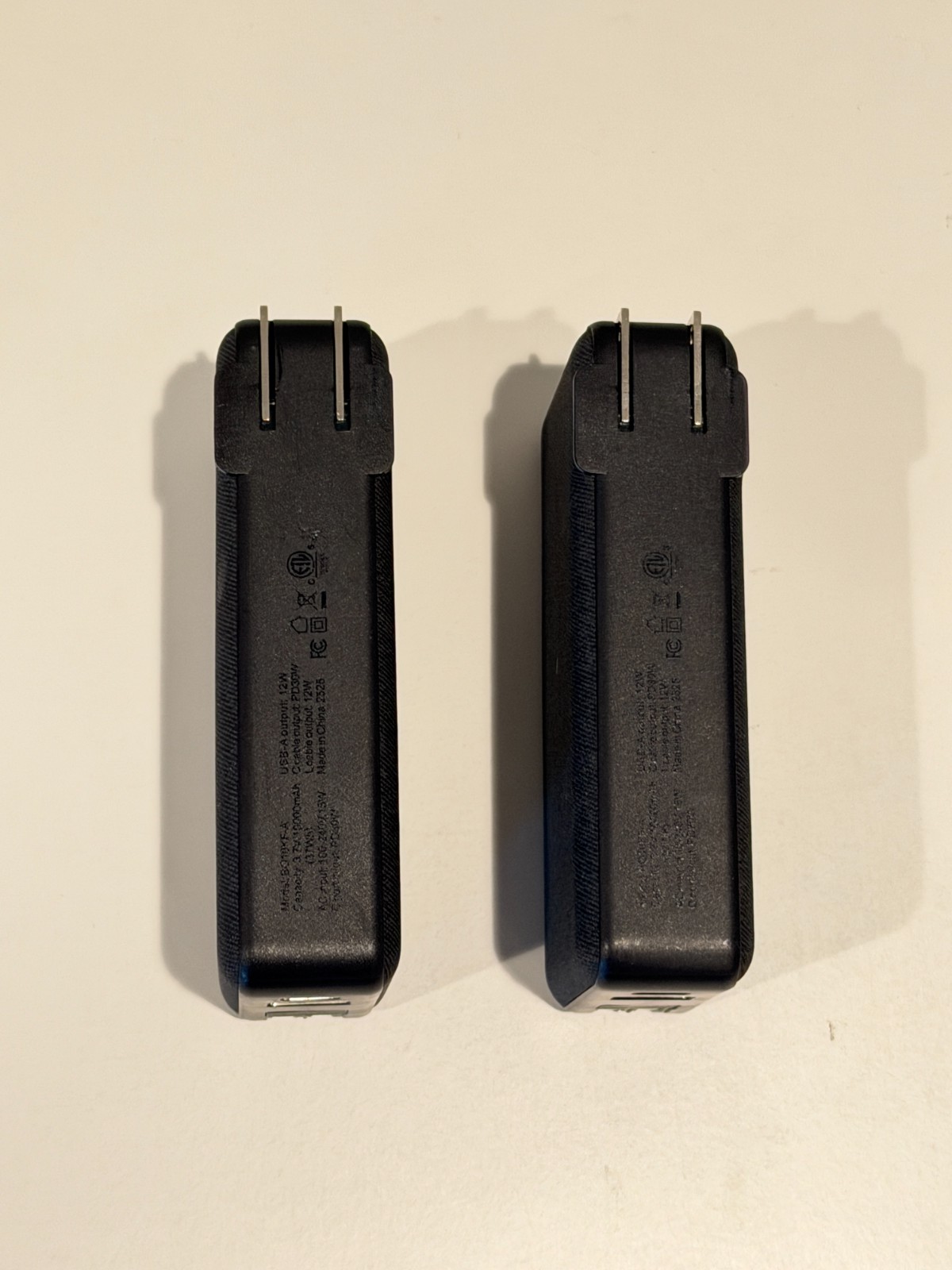 myCharge PowerHub+ 10000mAh All-In-One Portable Charger Power Bank (2 Pack) USED