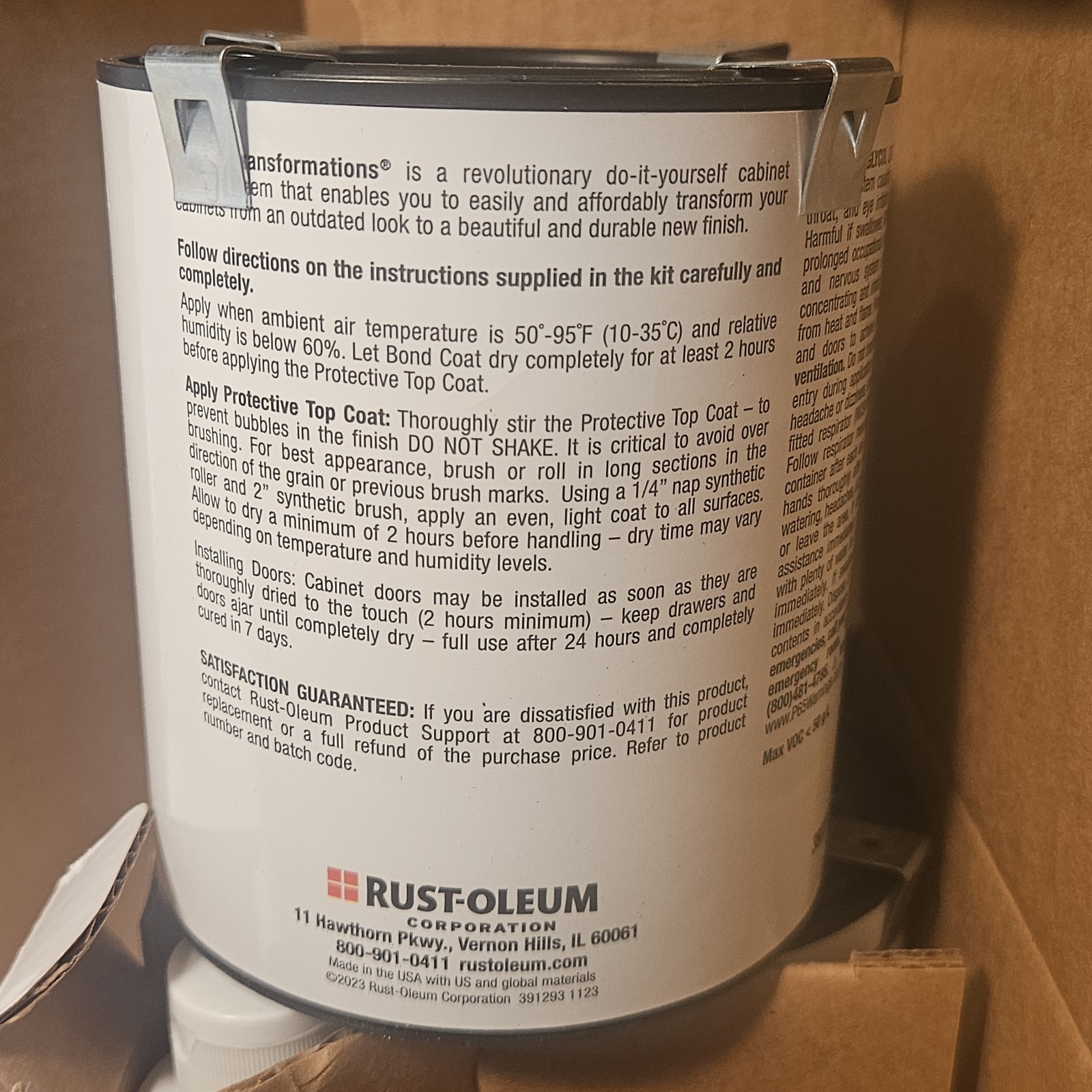 2 Pk Forest Gr Rust-Oleum 380390 Cabinet Transformations Kit Deep Tint Base Kit
