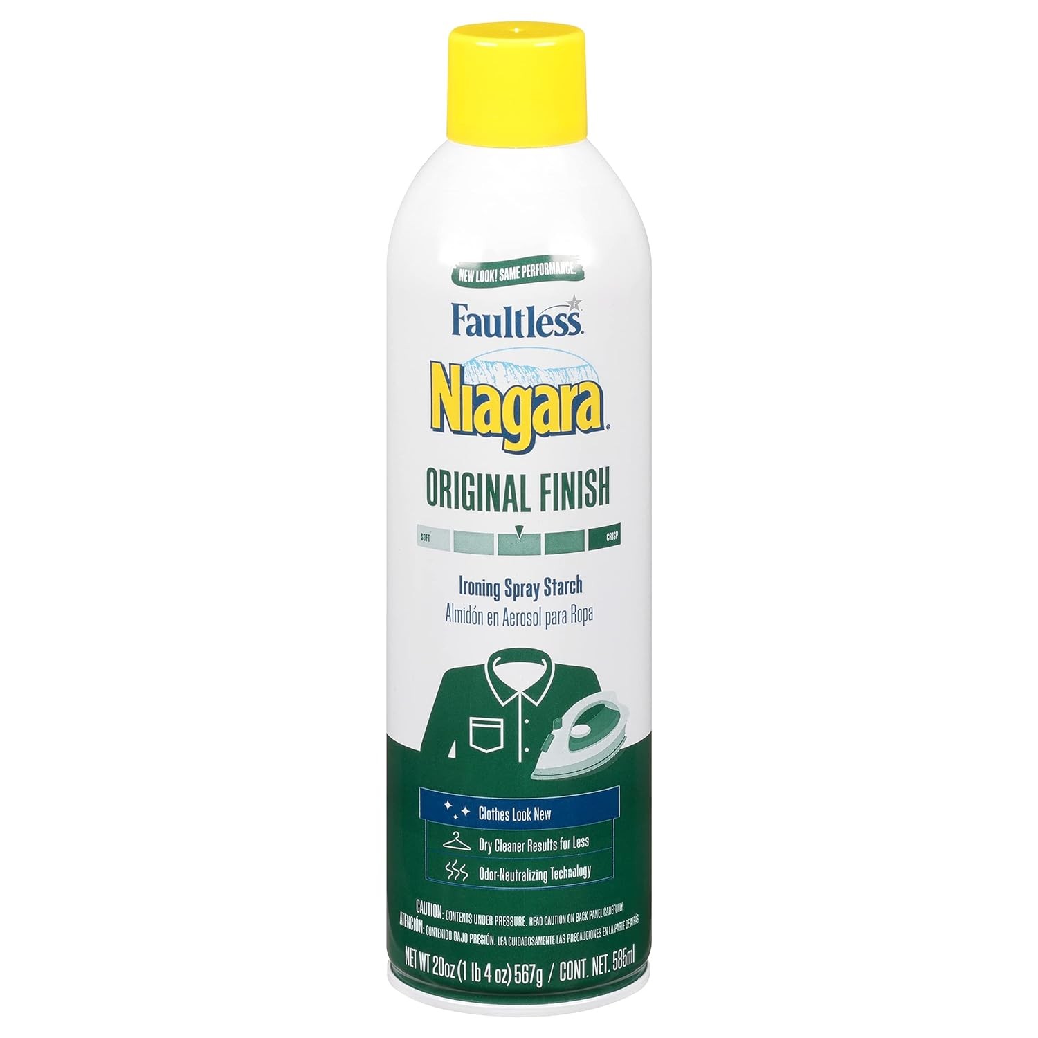 Faultless Niagara F17 08120 Spray Starch 1.25 Pound (Pack of 1), Green