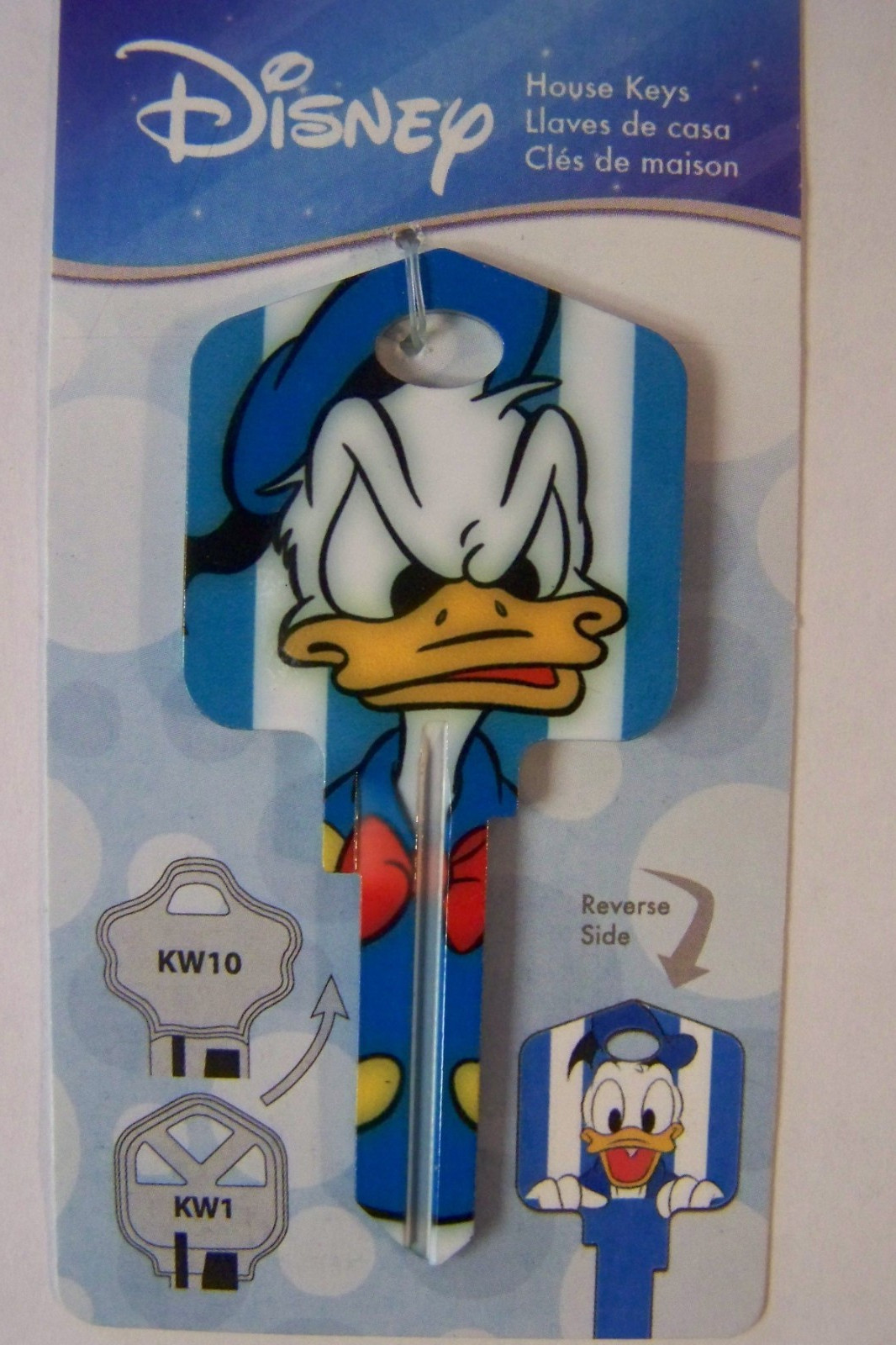 Donald Duck Kwikset KW1/KW10 house key blank