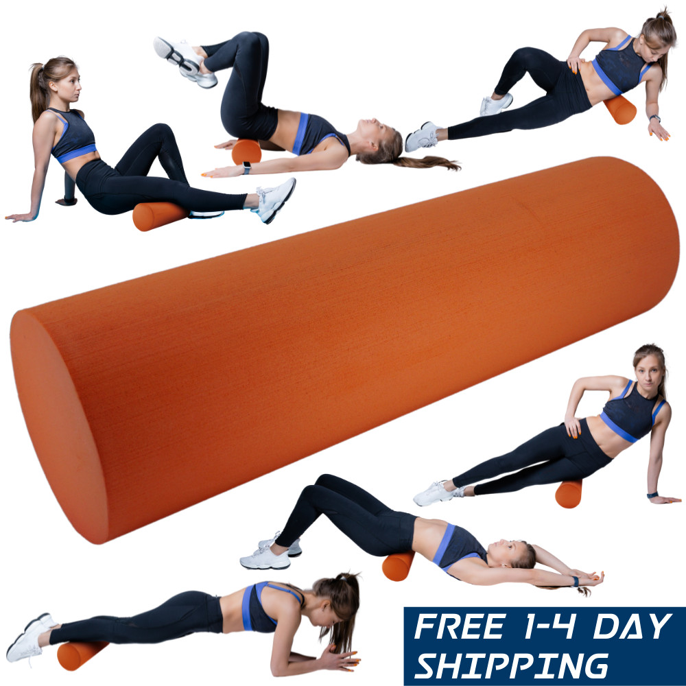 High-Density Foam Roller for Massage, Muscle Recovery + BONUS CARRY CASE