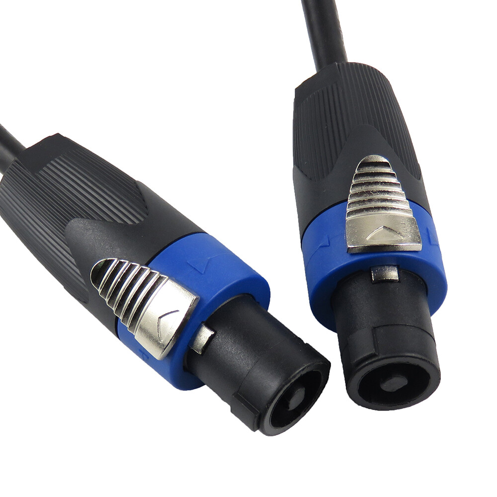 Speakon to Speakon Cable 50ft 12 Gauge AWG Wire AMP to PA Audio Speaker DJ Cable