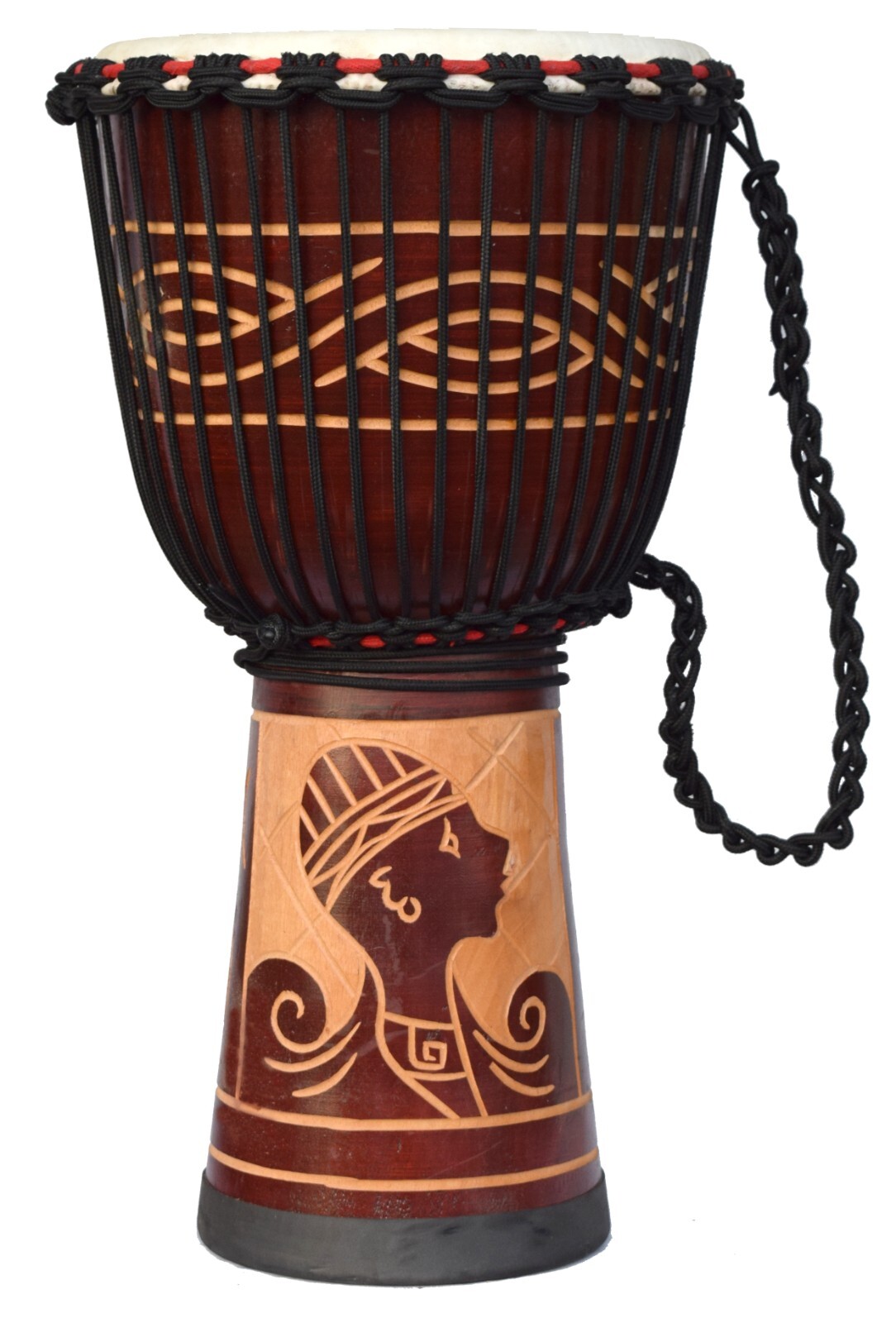 Large Djembe 60cm Height 12'' Head ( Totally Free Shipping in USA Mainland )
