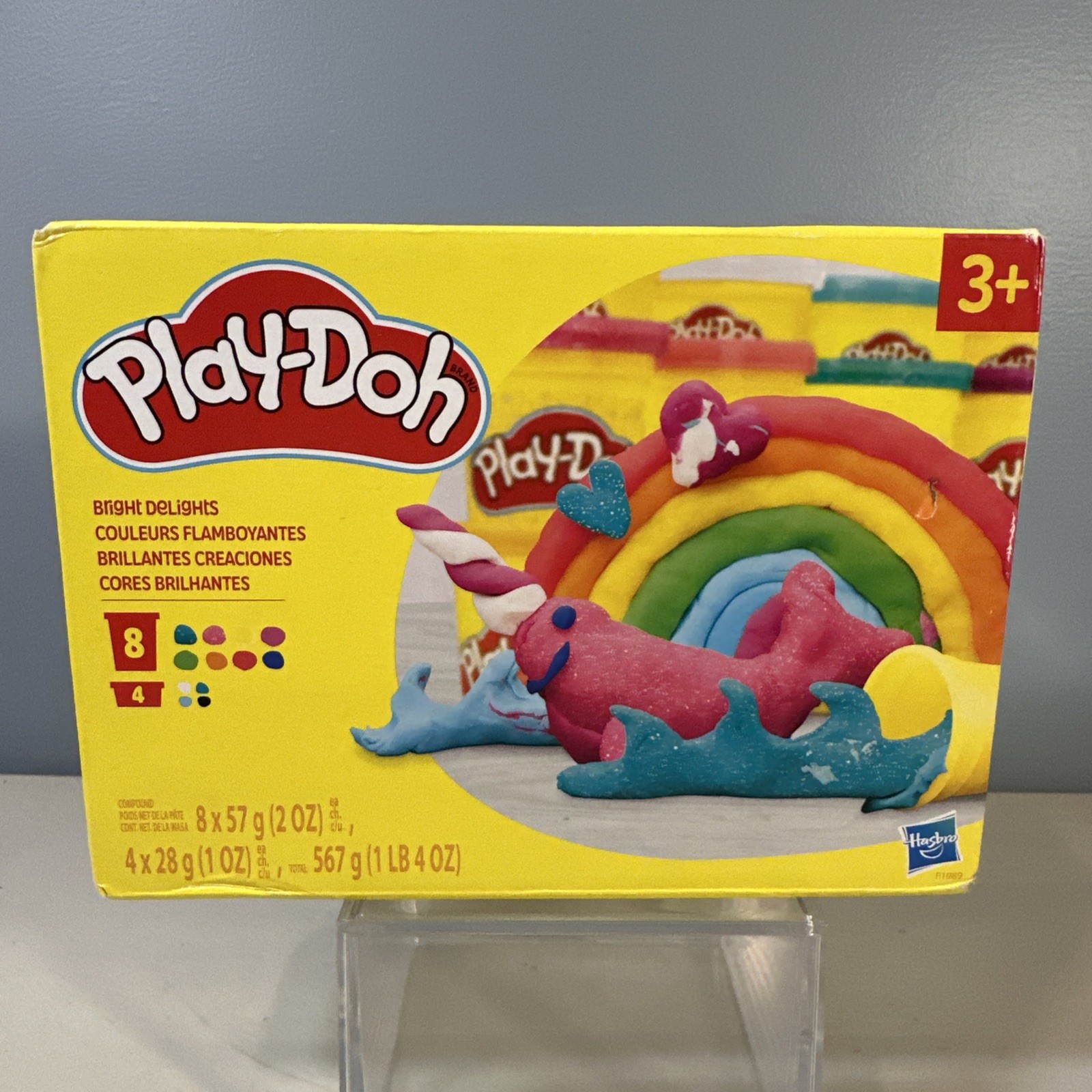 2024 Play-Doh Bright Delights 12-Pack of Modeling Compound New in Box