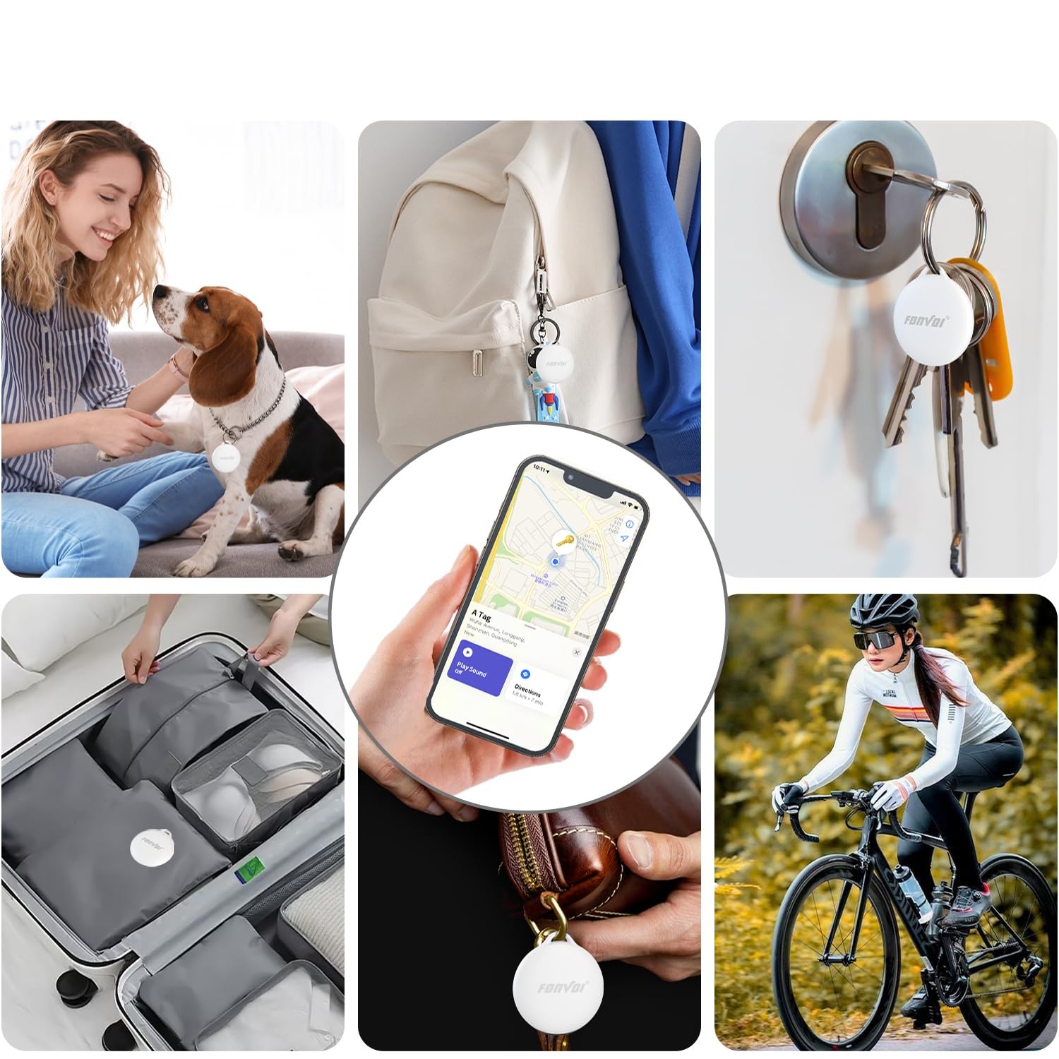 2026 New [Apple MFi Certified] (iOS Only) Air Tags-4 Pack, Bluetooth Tracker ...