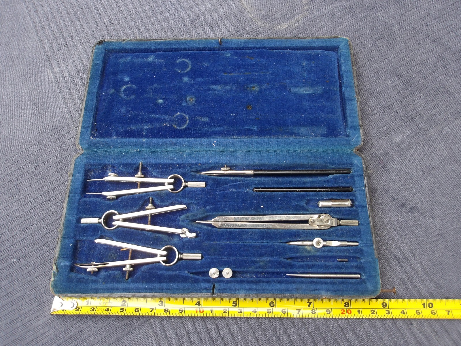 Grantley No.4 Draughtsman Drawing Tools, Geometry Set, Compass Made in Germany