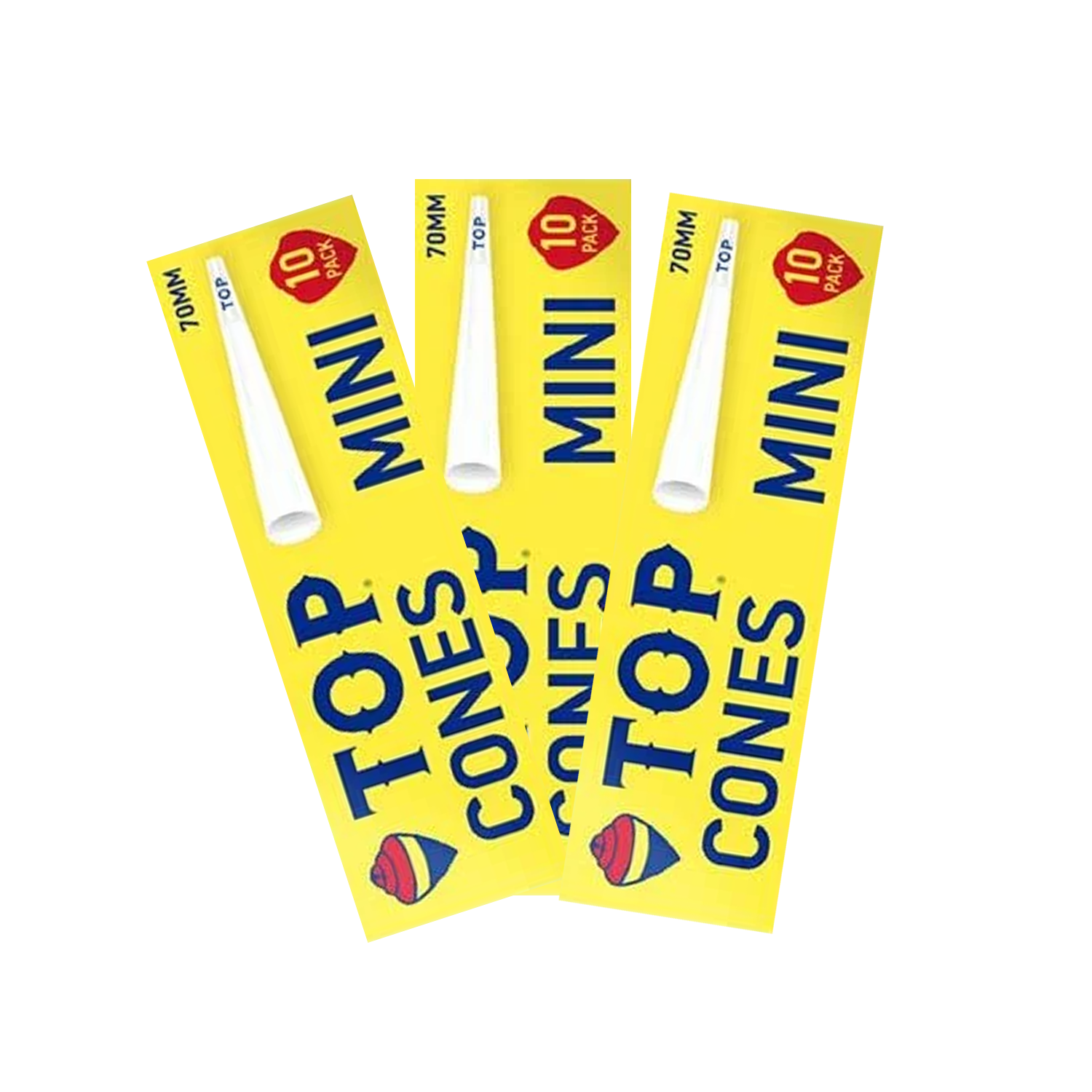 Top Mini Size 10count -10 pack Cones